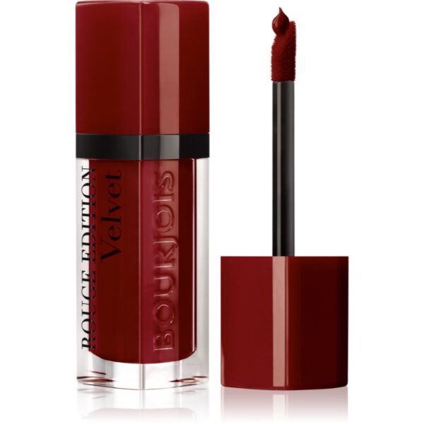 Bourjois Rouge Edition Velvet ruj de buze lichid cu efect matifiant culoare 19 Jolie-De-Vin 7.7 ml