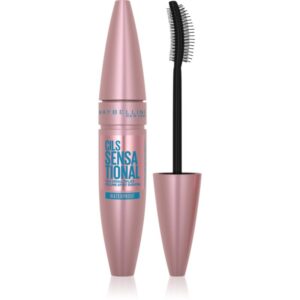 MAYBELLINE NEW YORK Lash Sensational mascara rezistent la apa pentru alungire, rotire si volum culoare Black 9.4 ml