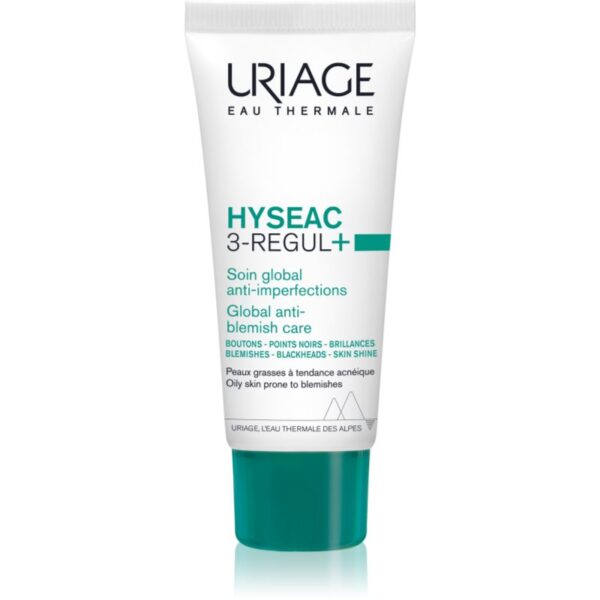 Uriage Hyséac 3-Regul+ Global Anti-Blemish Care crema matifianta pentru pielea cu imperfectiuni 40 ml