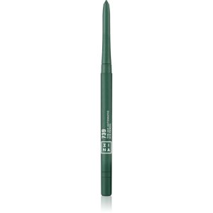 3INA The 24H Automatic Eye Pencil dermatograf persistent culoare 739 - Green 0
