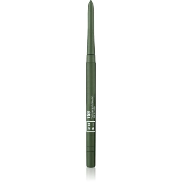 3INA The 24H Automatic Eye Pencil dermatograf persistent culoare 759 - Olive green 0