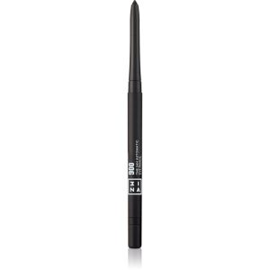 3INA The 24H Automatic Eye Pencil dermatograf persistent culoare 900 - Black 0