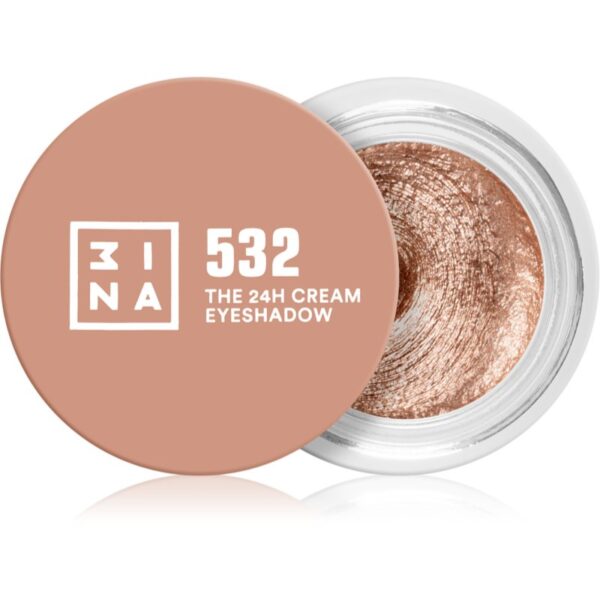 3INA The 24H Cream Eyeshadow fard de pleoape cremos culoare 532 Bronze 3 ml-Țena