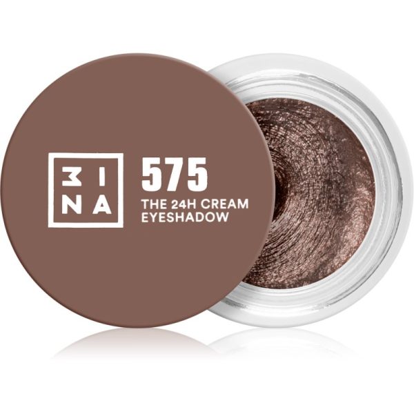3INA The 24H Cream Eyeshadow fard de pleoape cremos culoare 575 Brown 3 ml-Țena