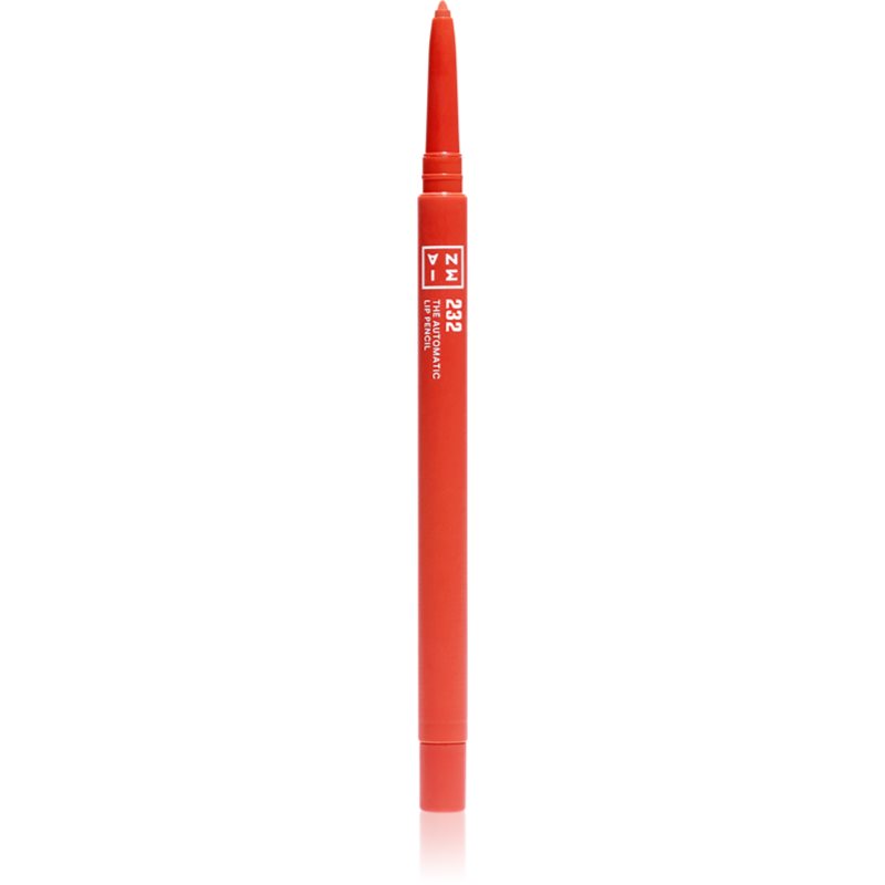 3INA The Automatic Lip Pencil creion contur buze culoare 232 Hot coral 0.35 g-ro