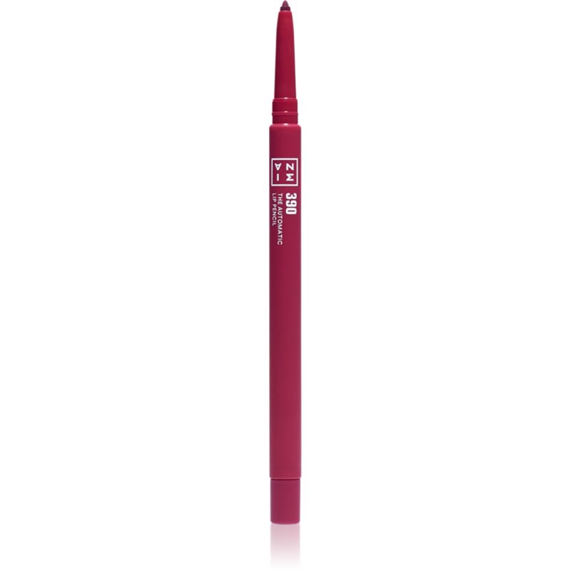 3INA The Automatic Lip Pencil creion contur buze culoare 390 - Dark Plum 0.35 g-ro