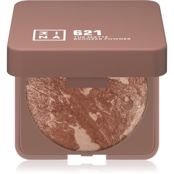 3INA The Bronzer Powder pudra compacta pentru bronzat culoare 621 Glow Sand 7 g-ro