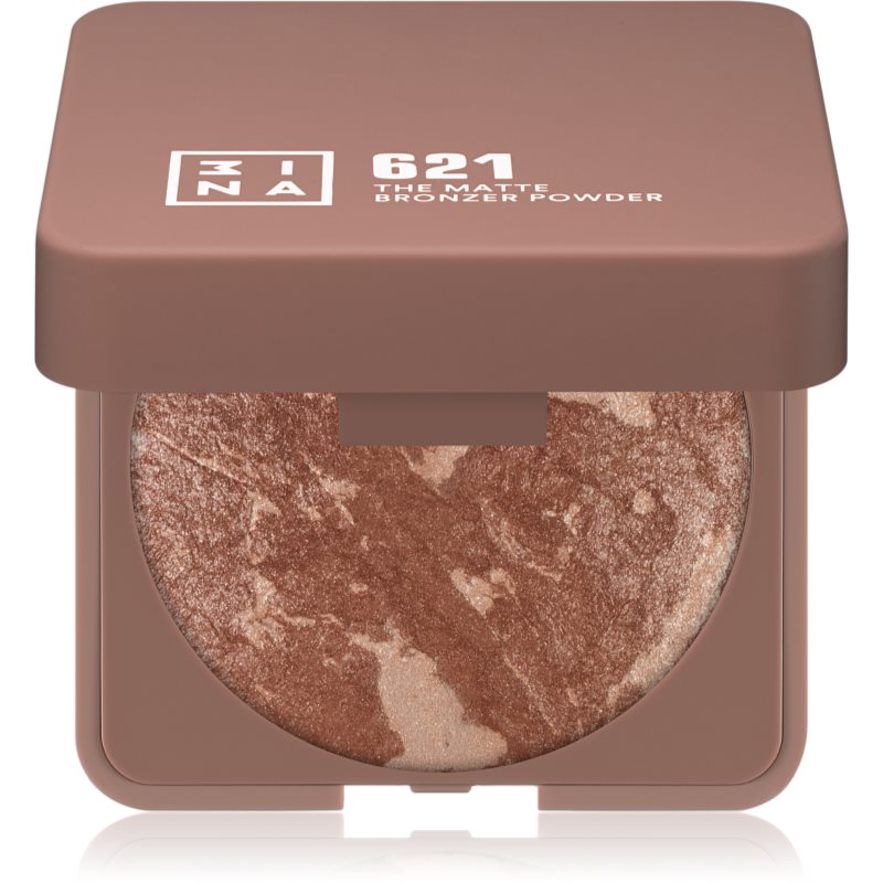 3INA The Bronzer Powder pudra compacta pentru bronzat culoare 621 Glow Sand 7 g-ro