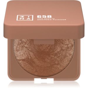 3INA The Bronzer Powder pudra compacta pentru bronzat culoare 658 Matte Sand 7 g-ro