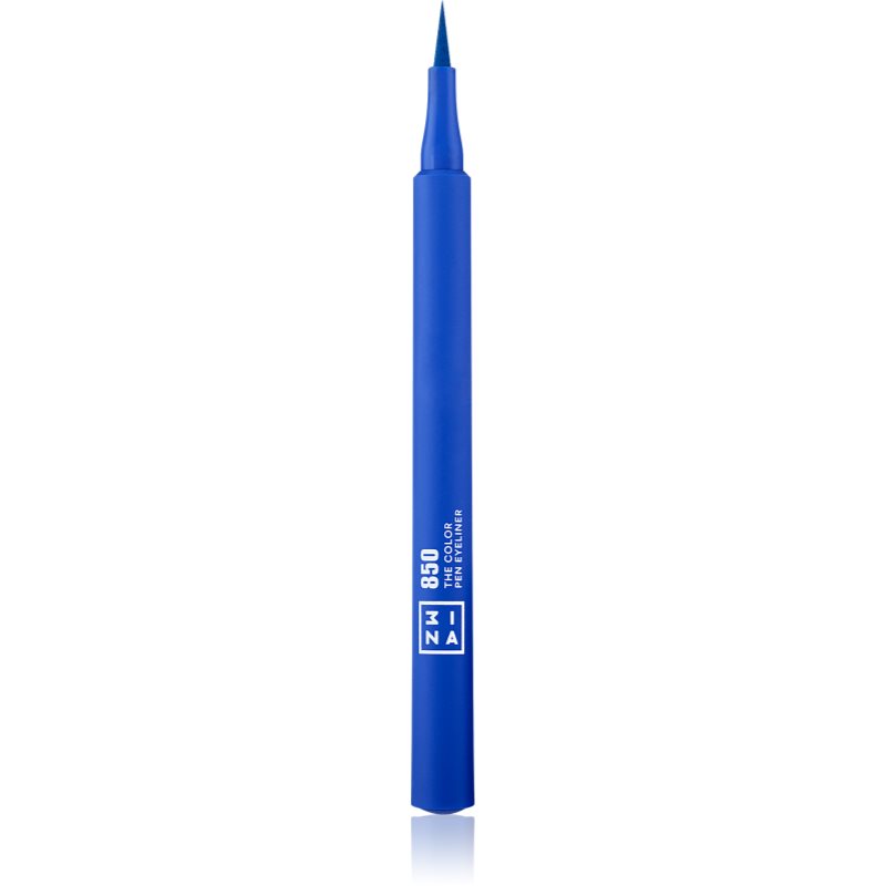 3INA The Color Pen Eyeliner tuș de ochi tip cariocă culoare 850 - Blue 1 ml-Țena