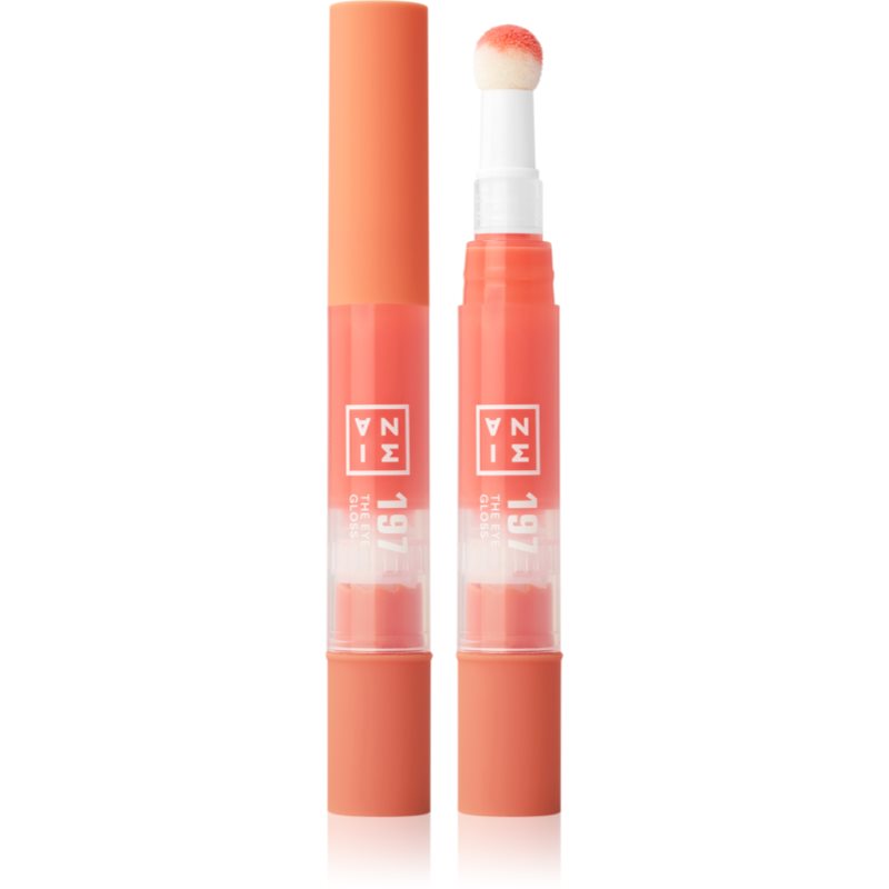 3INA The Eye Gloss farduri de ochi strălucitoare culoare 197 - Peach 3 ml-Țena