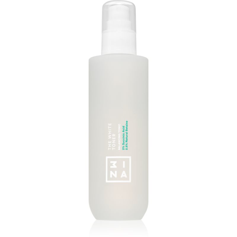 3INA The White Toner lotiune hidratanta racoritoare pentru netezirea pielii 200 ml-ro