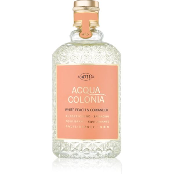 4711 Acqua Colonia White Peach & Coriander eau de cologne unisex 170 ml-Țena