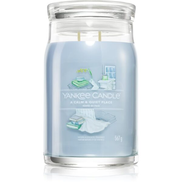 Yankee Candle A Calm & Quiet Place lumânare parfumată Signature 567 g