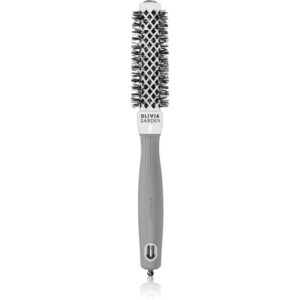 Olivia Garden Expert Shine Wavy Bristles White&Grey perie de par průměr 20 mm 1 buc