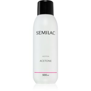 Semilac Liquids acetonă pentru a îndepărta gelul de pe unghii 500 ml
