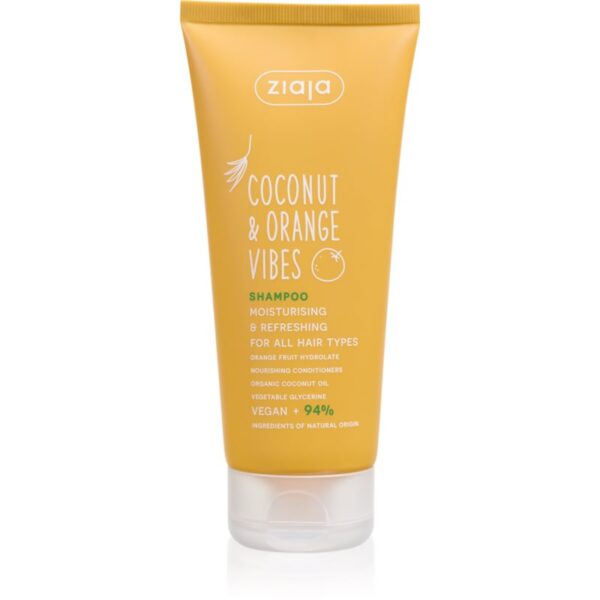 Ziaja Coconut & Orange Vibes sampon hidratant pentru toate tipurile de păr 200 ml