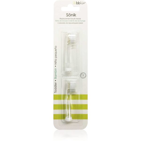 BBLÜV Sönik capete de schimb pentru periuta de dinti Toddler 18-36m 2 buc