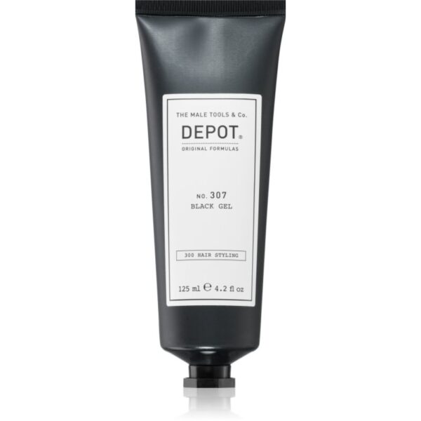 Depot 300 Hair Styling NO. 307 BLACK GEL styling gel pentru părul închis la culoare 125 ml