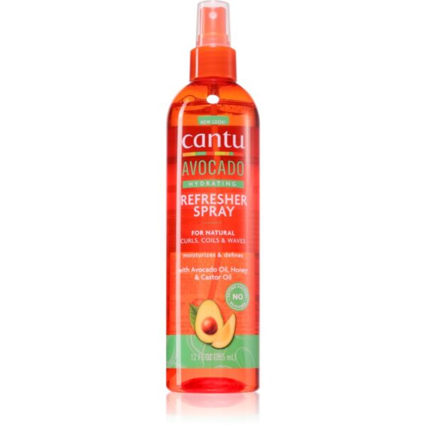 CANTU Avocado Refresher Spray spray hidratant pentru păr pentru par ondulat si cret 355 ml