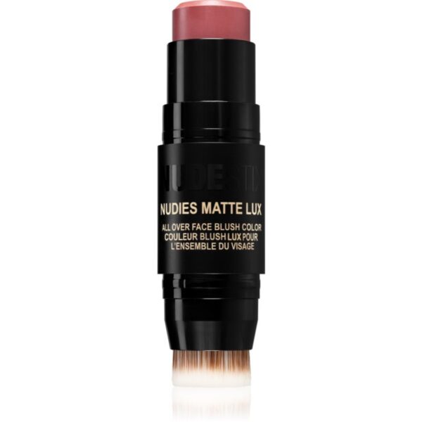 Nudestix Nudies Matte Lux machiaj multifuncțional pentru ochi, buze și față culoare Rosy Posy 7 g