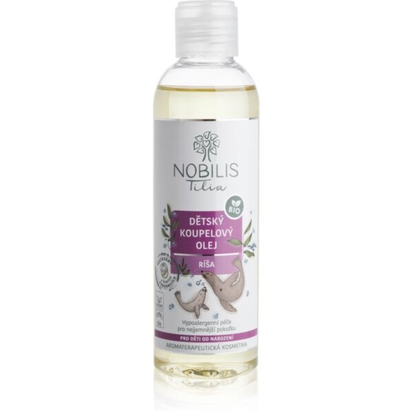 Nobilis Tilia Kids' Care Ríša ulei pentru baie pentru nou-nascuti si copii 200 ml