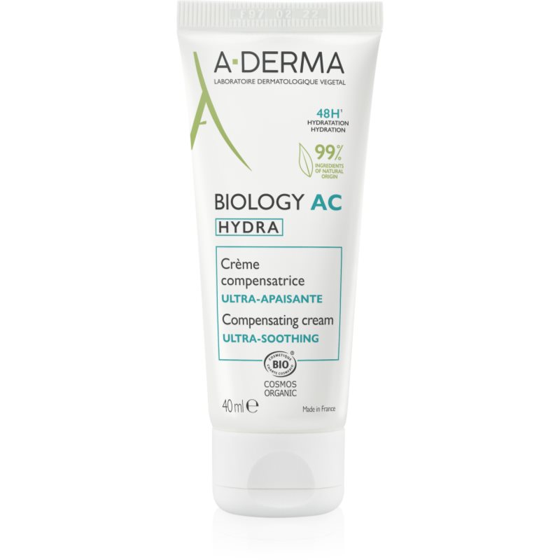 A-Derma Biology AC Hydra crema calmanta si hidratanta cu o eficienta de 48 h 40 ml-Țena