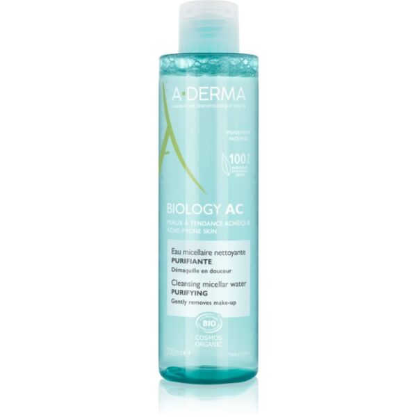 A-Derma Biology AC apa pentru curatare cu particule micele 200 ml-ro
