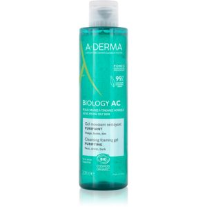A-Derma Biology AC gel spumant de curatare pentru ten gras și mixt 200 ml-ro