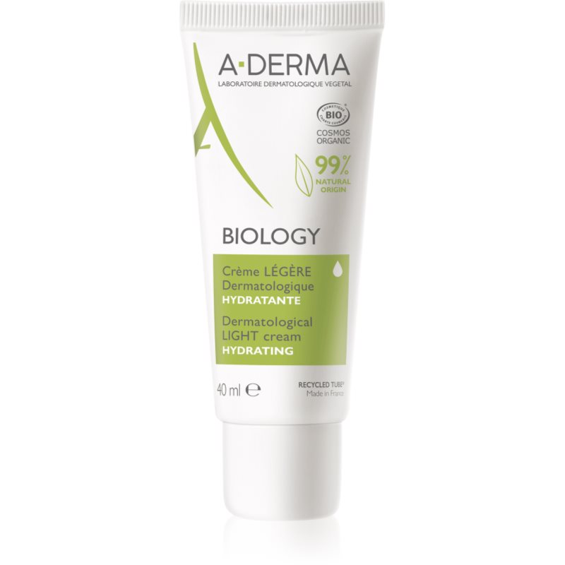A-Derma Biology crema hidratanta usoara pentru piele normală și mixtă 40 ml-Țena