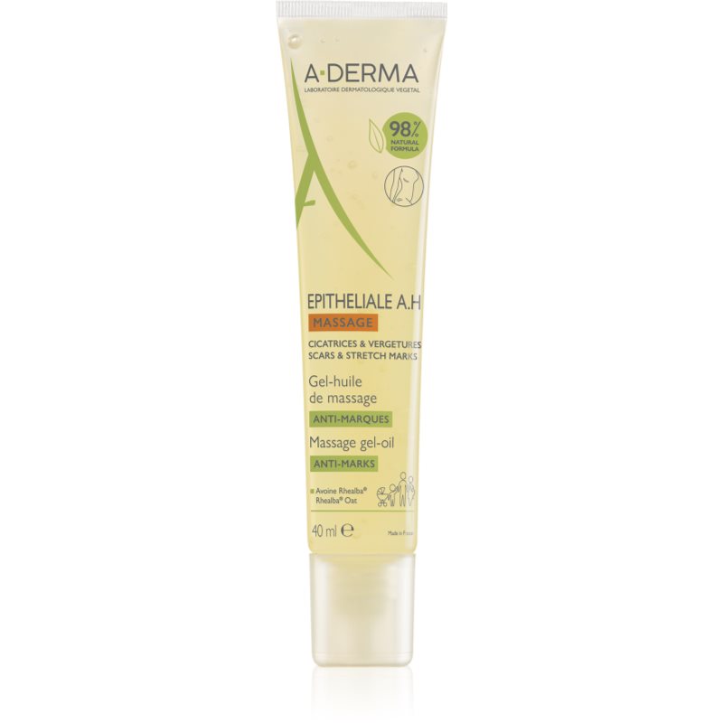 A-Derma Epitheliale A.H. Duo Massage Gel-Oil gel-ulei de masaj pentru cicatrici și vergeturi 40 ml-ro