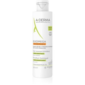 A-Derma Exomega Control Emollient Foaming gel gel hidratant spumant pentru piele uscata spre atopica 200 ml-ro