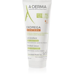 A-Derma Exomega Control Emollient Lotion lapte de corp impotriva iritatiilor si mancarimilor 200 ml-ro