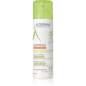 A-Derma Exomega Control Emollient spray cremă hidratantă pentru întărirea barierei de apărare a epidermei sensibile și atopice Spray 200 ml-Țena