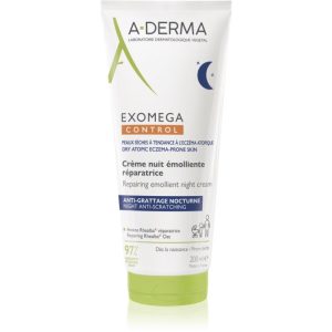 A-Derma Exomega Control Repairing Emollient Night Cream crema regeneratoare de noapte 200 ml-Țena