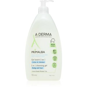 A-Derma Primalba Baby gel de duș pentru corp și păr pentru copii 750 ml-ro