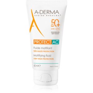 A-Derma Protect AC Mattifying Fluid fluid matifiant SPF 50+ 40 ml-Țena