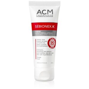 ACM Sébionex K crema matifiere protectoare pentru ten gras cu imperfectiuni Cu AHA Acizi 40 ml-Țena