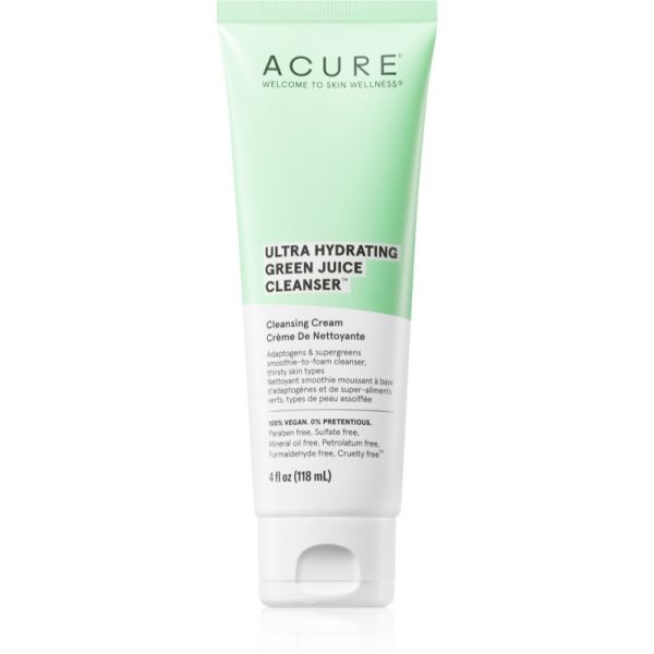 ACURE Ultra Hydrating Green Juice cremă de curățare 118 ml-Țena