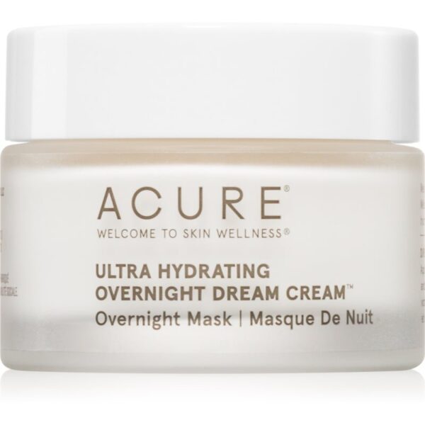 ACURE Ultra Hydrating mască și cremă de noapte hidratantă 50 ml-Țena