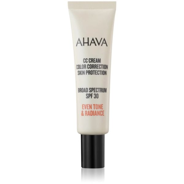 AHAVA CC Cream Color Correction crema CC pentru uniformizarea nuantei tenului SPF 30 30 ml-Țena