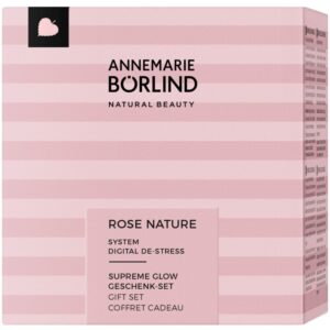 ANNEMARIE BÖRLIND Rose Nature Supreme Glow X-MAS Set set cadou pentru o piele perfecta-Țena