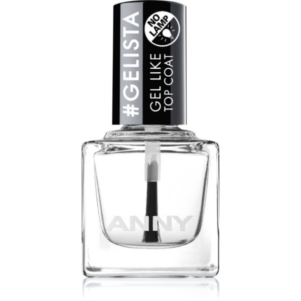 ANNY Nail Polish #Gelista lac de unghii/parte sus 956 Gel Like Top Coat 15 ml-Țena