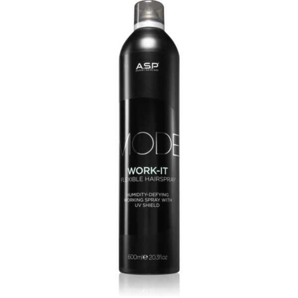 ASP MODE Work-it fixativ păr pentru fixare medie 600 ml-Țena