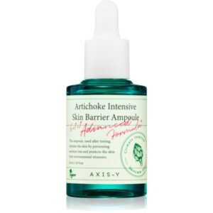 AXIS-Y 6+1+1 Advanced Formula Artichoke Intensive Skin Barrier Ampoule ser regenerant si iluminator pentru a calma si intari pielea sensibila 30 ml-Țena