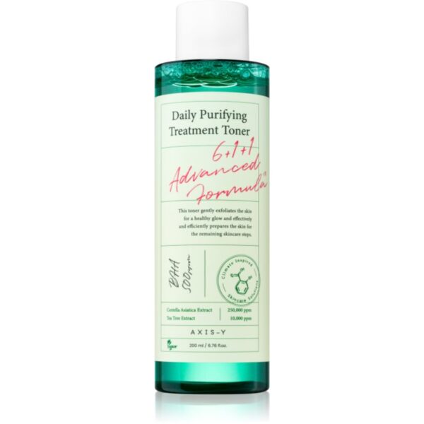 AXIS-Y 6+1+1 Advanced Formula Daily Purifying Treatment Toner tonic curatare profunda cu efect calmant 200 ml-Țena