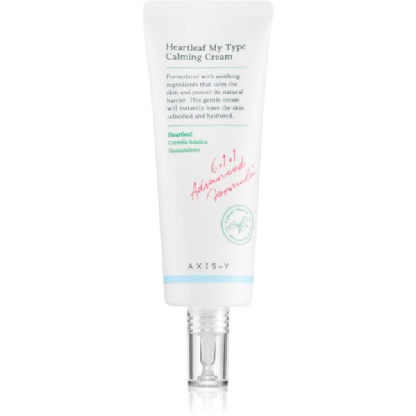 AXIS-Y 6+1+1 Advanced Formula Heartleaf My Type Calming Cream gel crema deschisa pentru a calma si intari pielea sensibila 60 ml-Țena