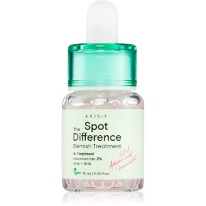 AXIS-Y 6+1+1 Advanced Formula Spot The Difference Blemish Treatment tratament topic pentru acnee pentru piele sensibilă 15 ml-ro