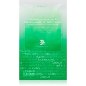 AXIS-Y Mugwort Green Vital Energy Complex Sheet Mask masca de celule cu efect hidratant si linistitor 27 ml-ro