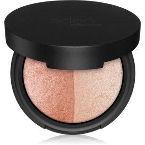 Aden Cosmetics Terracotta Baked Bronzer/Highlighter Duo autobronzant și iluminator culoare 01 7 g-Țena